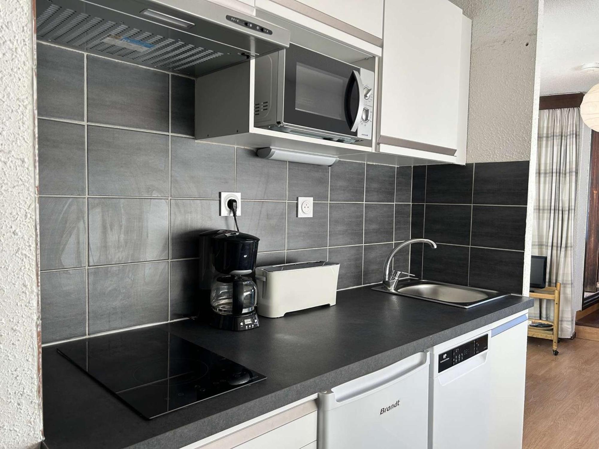 Studio Coquet A Montgenevre Avec Parking, Ideal Pour 3 Personnes - Fr-1-330D-64 Buitenkant foto